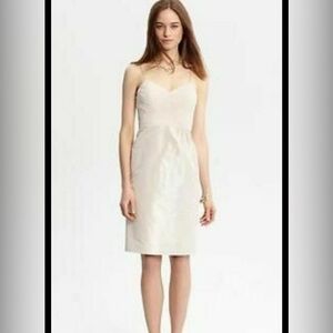 Vintage William Pearson minimalist silk linen  dress